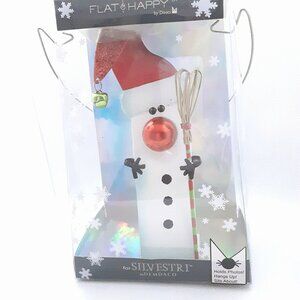 CHRISTMAS SALE!! 40% OFF RETAIL PRICING!!  Tall thin snowman photo/note holder